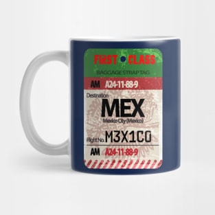 Mexico city luggage tag Mug